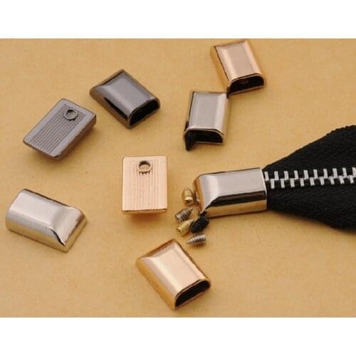 5Pcs Sewing Bag Hardware Apparel Sewing Luggage Craft Supplies Zipper Clip Buckle Tail Zipper Pull Zipper Accessories