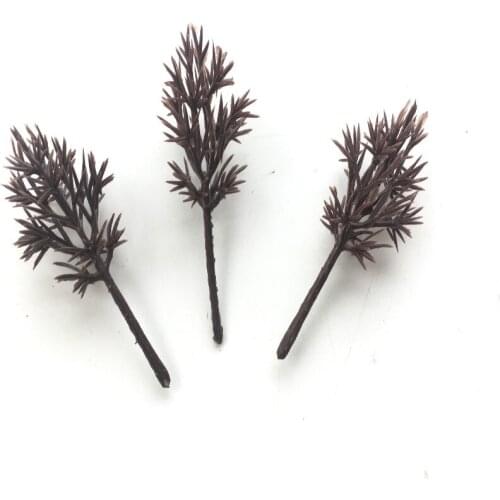 50pcs 8cm Models Hotsale Model Trees Architecture Model Making Trees Arm For HO N Z Train Railway Scenery Layout