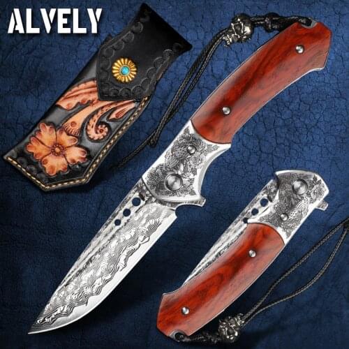 Winkler Tactical Knife Williams M2 Steel Hunting Knife Outdoor Survival Knife with Kydex Sheath EDC Camping Self-defense Tools