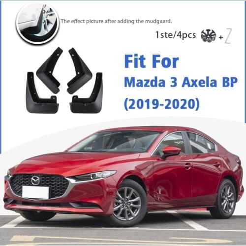Mudguard For Mazda 3 (BP) Axela 2019 2020 Front Rear 4pcs Mudflaps Mudguards Car Accessories Auto Styline Splash Guard Fender