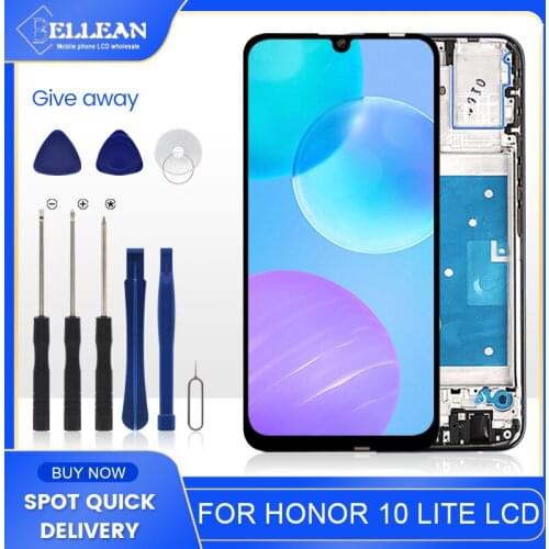 Catteny For Huawei Honor 10 Lite LCD 10i HRY-TL00T AL00TA With Touch Screen Digitizer Assembly 20 Lite Display With Frame