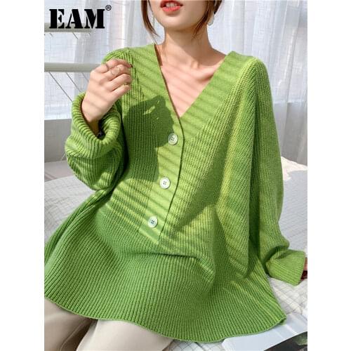 Женские пуловеры с V-образным вырезом EAM China At AliExpress