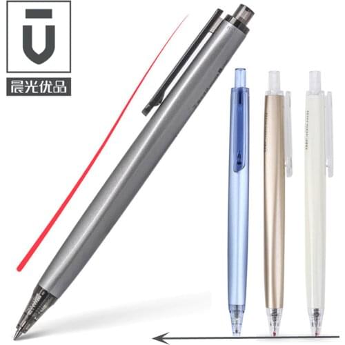 2020 H3701 High Quality New Material Gel Pen 0.5mm Tip Black and Blue Ink,Metal Feeling Business Pens Use office supplies