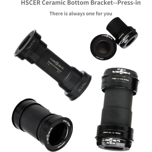 HSCER Ceramic Road MTB Bicycle Bearings BB86 BB90 BB92 BB386 BBRight Press-in 41/46×68/73/86.5/89.5/92mm Bicycle Bottom Bracket