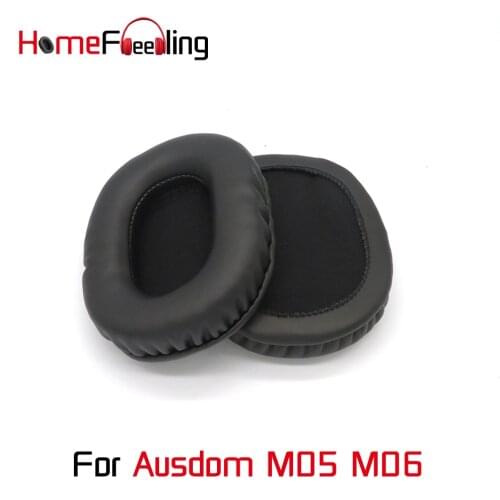 Homefeeling Ear Pads For Ausdom M05 M06 Earpads Round Universal Leahter Repalcement Parts Ear Cushions