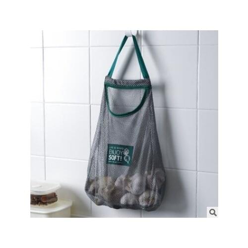 Kitchen Vegetable Storage Net Bag Household Multi-purpose Creative Fruit Wall Hanging Bag Can Be Hung Onion Garlic Storage Bag