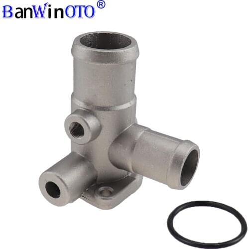 Cast Aluminum 026-121-133D 026121133D Water Outlet Coolant Flange Hose Splitter For VW Audi Golf Jetta Scirocco 026121133C