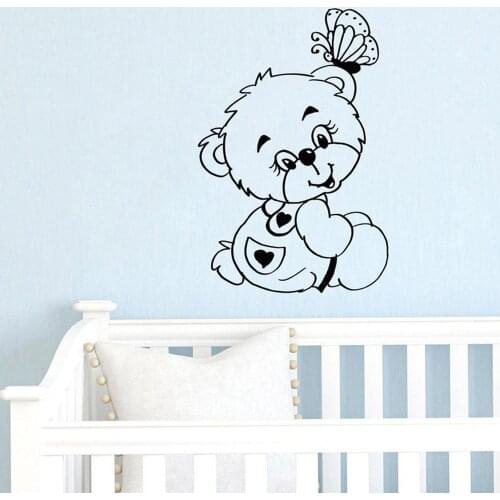 Cute Wall Decal Butterfly Vinyl Wall Window Stickers Decor Nursery Large Art Mural Home Decor Kids Room Decor C329