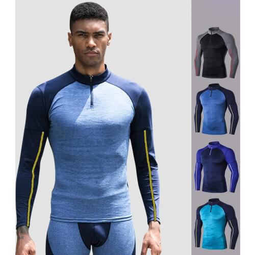 Men Outdoor Running Hiking T-Shirts Male Long Sleeve Sports Camping Shirt Hunting Fishing Yoga Trainning Exercise Clothes 9150