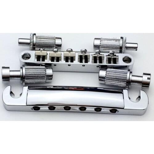 Tune-O-Matic Bridge Stop Bar Set for LP Ep Guitar Chrome Color