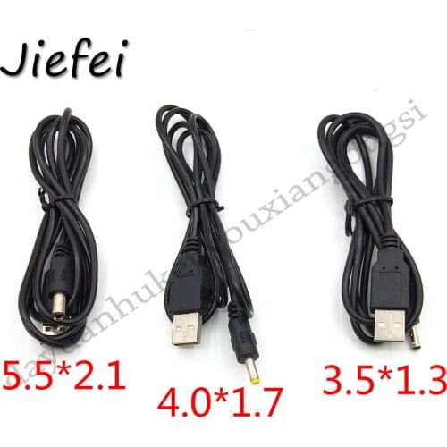 New 0.8M/1.2M USB A Male to DC 3.5 1.3 4.0 1.7 5.5 2.1 5.5 2.5mm Power supply Plug Jack type A extension cable connector cords
