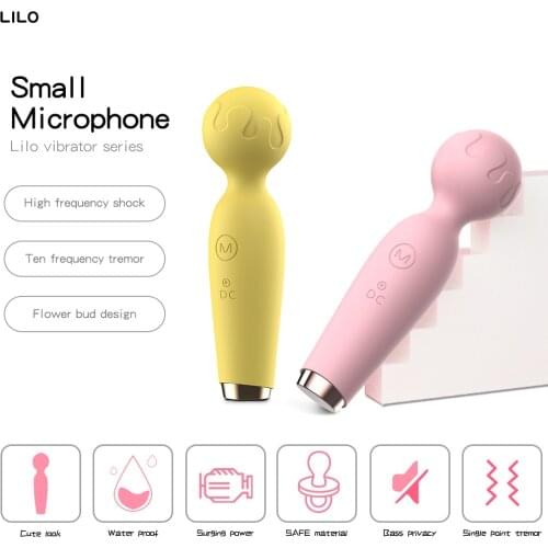 Masturbation Stick Female Av Massage Vibrator Clitoral Vagina Stimulation Orgasm Waterproof Rechargeable Silicone Adult Sex Toy