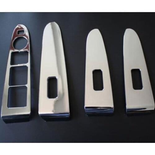 ABS Interior Door Armrest Window Glass Switch Frame Panel Cover Trims For Kia Sportage R 2010-2015 Car Accessories