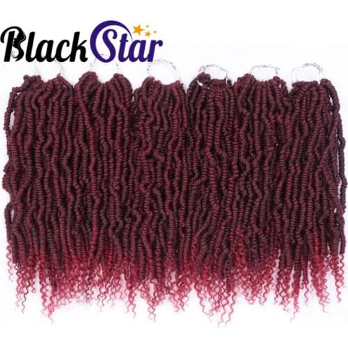 Spring Twist Braiding Hair Bomb Twist Crochet Hair Passion Hair Synthetic Hair Extension Fluffy Twist Dreadlocks Hair for Women