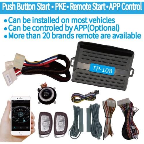 Push button start keyless entry Remote Start fit for Hyundai smart phone control vehicle 4G full Netcom