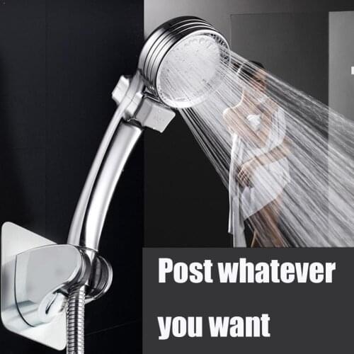 Adjustable Self-adhesive Handheld Strong Suction Shower Head Holder Shower Bracket Holder Hand Held Mounted Bathroom Wall Z0Y7