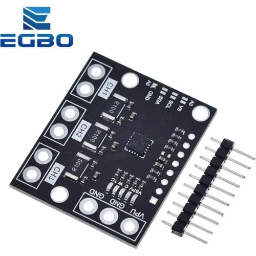 INA3221 Triple-Channel Module, High-Side Measurement, Shunt and Bus Voltage Monitor with I 2C- and SMBUS-Compatible Interface