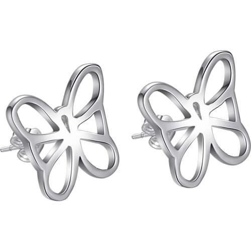 Wings ,butterfly high quality Silver Earrings for women fashion jewelry earrings /ZXXGNZZD CZOOOQSF