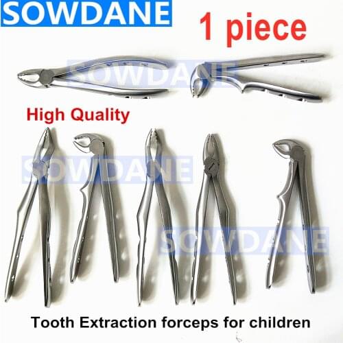 1 piece Dental Forceps Children kids Tooth Extraction Forceps Pliers Kit Orthodontic Dental Lab Instruments Tools