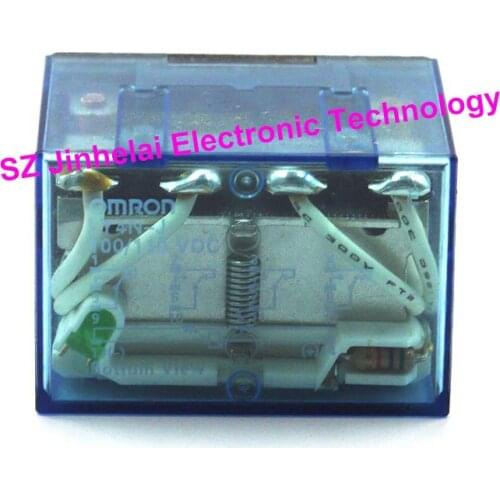 100%Authentic original LY4N-J 100/110VDC OMRON 14Pin Relay LY4NJ DC110V, 10A 4NO 4NC