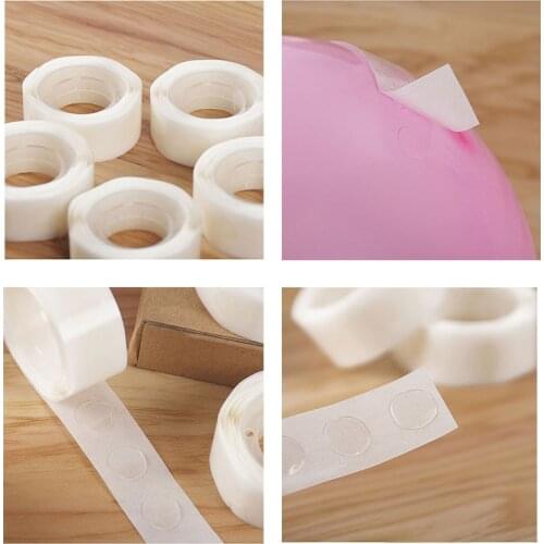 100 Points Balloon Sticker Attachment Glue Dot Attach Balloons For Ceiling Wall Balloon Birthday Party Wedding Decoration Sup