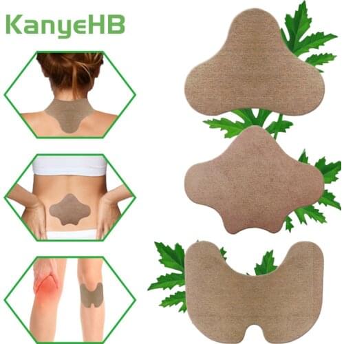 12pcs New Types Cervical Knee Lumbar Pain Patches Relaxing Natural Wormwood Rheumatic Arthritis Plaster Back Massage Health Care