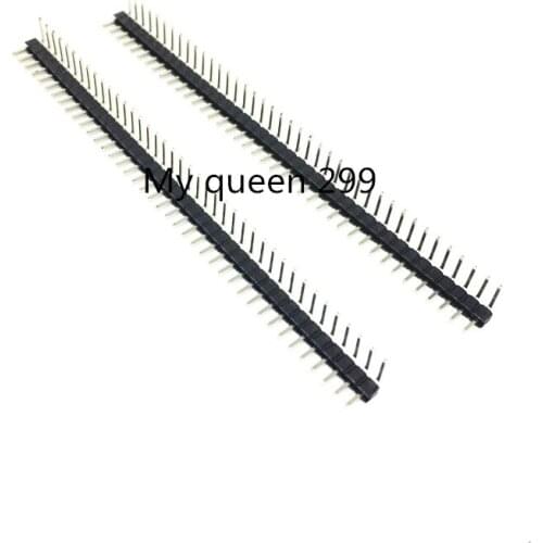 200pcs 1x40 pin 2.0mm right angle 90 degrees single row male pin header board to board connectors
