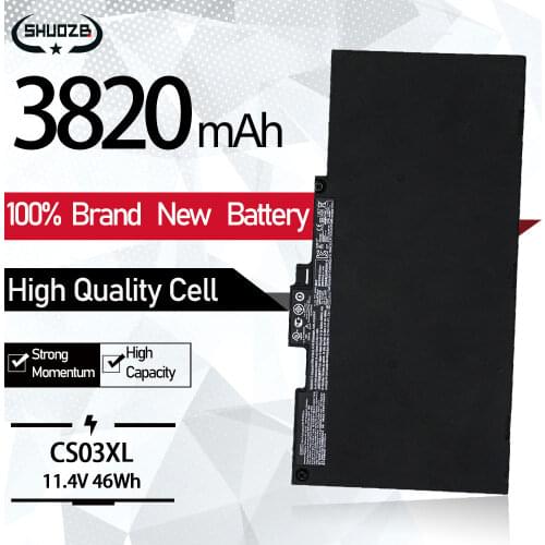CS03XL Laptop Battery For HP Elitebook 745 755 840 850 ZBook Mobile Workstation 15u G3 G4 800513-001 HSTNN-IB6Y W4W73AW L1C99AA