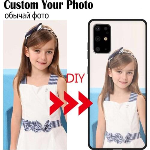 DIY Custom Black Soft Phone Case for Huawei P40 P30 P20 Mate 10 20 30 40 Pro lite Plus P smart 2019 2020 TPU Cover