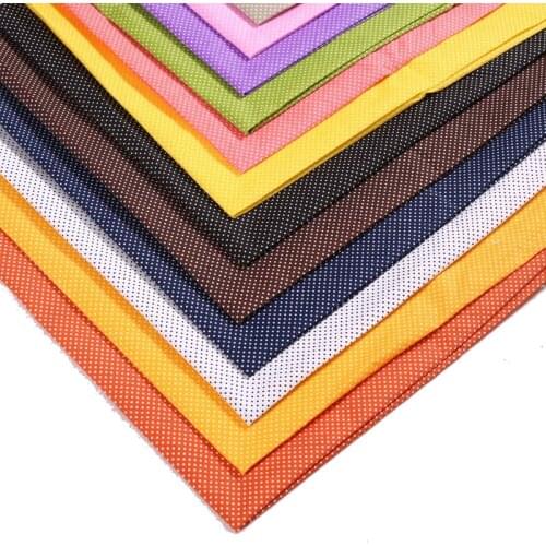 DIY Handmade Home Decoration Yellow Purple Curtain Cotton Cloths Fabric Sewing Plaid Stripe Cloth Patchwork Bedding Fabric Cloth