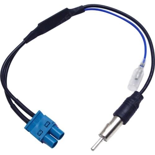 Dual FAKRA RF Radio Antenna Adapter with Amplifier for RNS510/RCD510/310/Golf 23GC