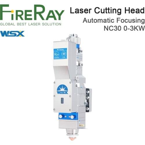 FireRay WSX 0-3KW NC30 Automatic Focusing Fiber Laser Cutting Head Max Laser Power 3000W for Metal Cutting