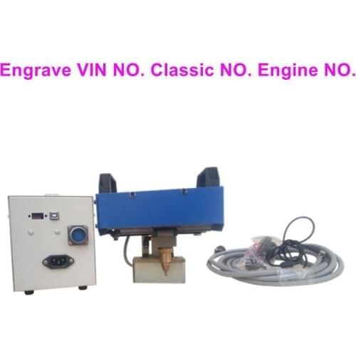 Good quality pneumatic marking machine for tool manufacturing dot peen marking machine for steel 125*30mm