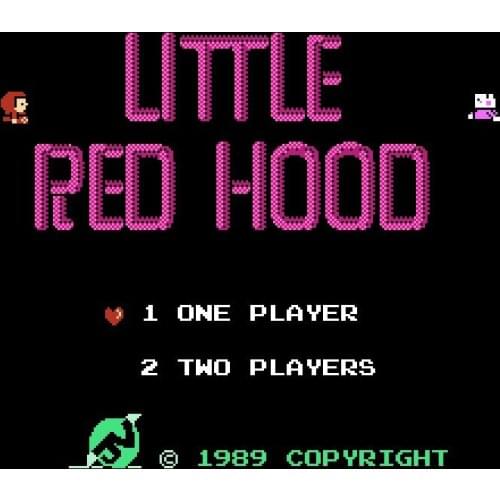 Little Red Hood Game Card For 72 Pin 8 Bit Game Player