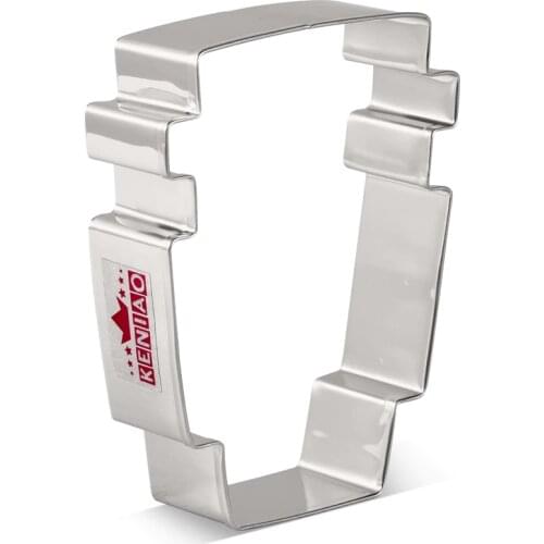 KENIAO Latte Coffee Cup Cookie Cutter for Birthday Party - 7.8 x 9.6 cm - Biscuit and Fondant Cutter - Stainless Steel
