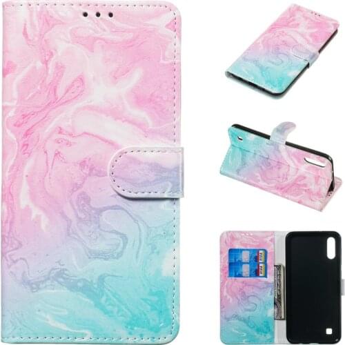 Leather Case For Samsung Galaxy M10 M20 M30 A10 Magnetic Flip Wallet Cover Capa