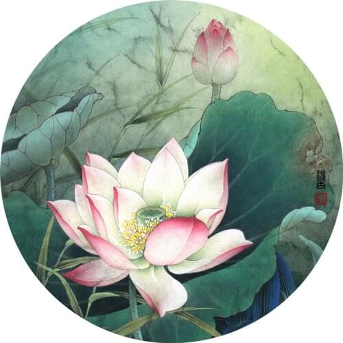 Creative flower Round thick carpet Nordic home coffee table blanket Bedroom study chair round computer chair Printed carpet