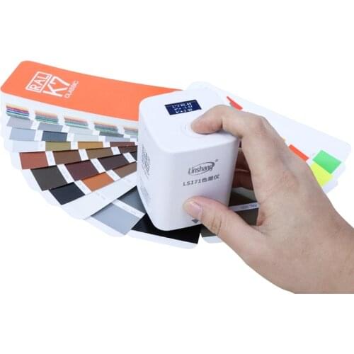 LS171/LS170 Mobile Phone APP Portable Colorimeter Color analyzer with Screen Digital Precise LAB Color Meter Tester 8mm