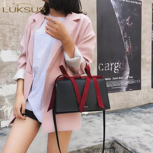 LUKSUS Red Women's Bags