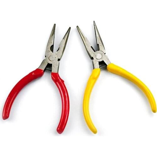 Mini Jewelry Pliers Nose Pliers(Needle Nose Pliers) Carbon Steel For Jewelry Making Handmade Diagonal Plier Watch repair tools