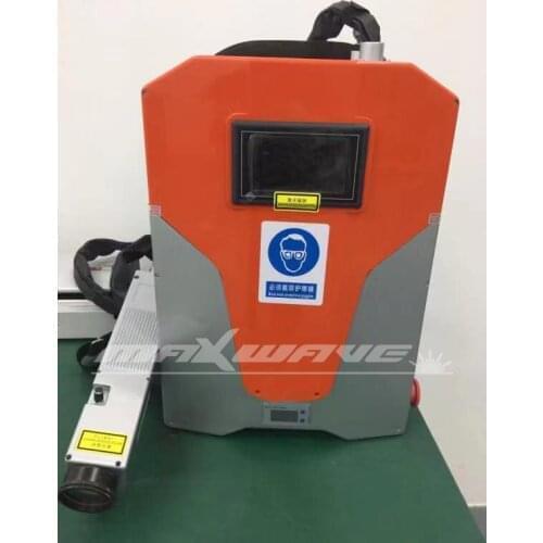 Mini laser rust removal machine 50W Backpack Laser rust remover machine for historical sculpture