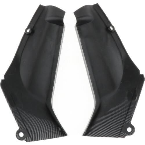 Motorcycle 1 Pair Carbon Fiber Gas Tank Side Cover ABS Plastic for Yamaha R1 1998 - 2001