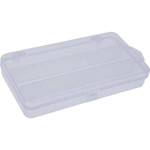 3 Compartments PP Fishing Bait Box Single Layer Fishing Hook Storage Case