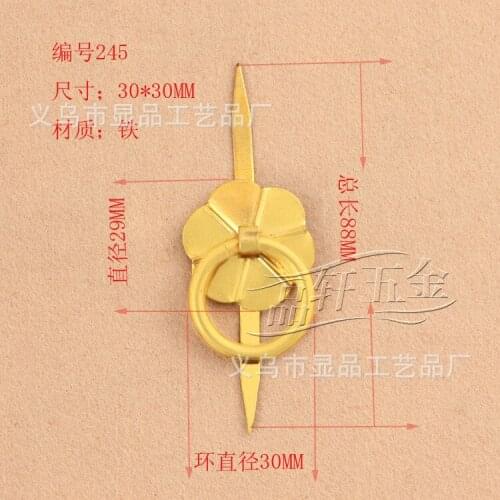 Factory direct furniture handle drawer handle golden plum handle M245