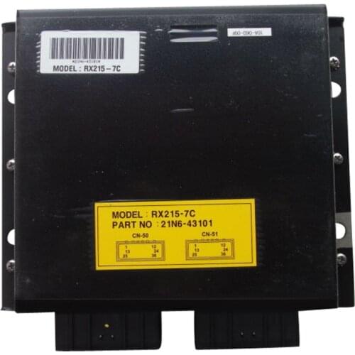 Robex 215-7C RX215-7 ECU Controller 21N6-43101, Control Unit for Hyundai Excavator CPU Box, 1 year warranty