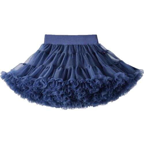 TANGDUOLA Blue Skirts For Girls