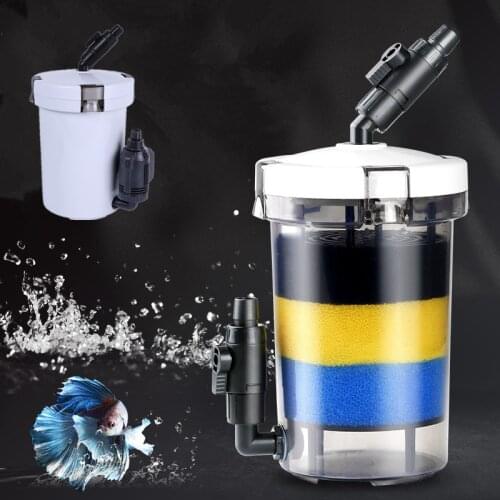 HW602B/603B LW602B/603B Aquarium Filter Barrel Pre-filter Biochemical SunSun External Fish Tank Bucket Sponge Filter 220-240V