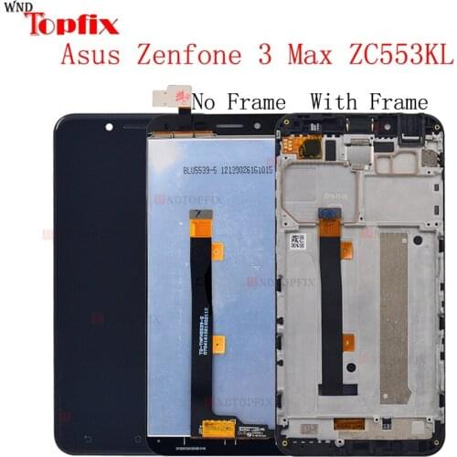 For 5.5" Asus Zenfone 3 Max ZC553KL LCD Display Touch Screen Digitizer Assembly Zenfone3 MAX Replacement For ASUS ZC553KL LCD