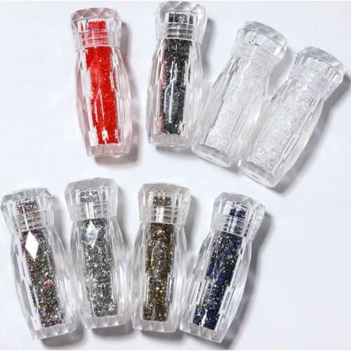 1 Bottle Micro Nail Beads DIY Mini Resin Nails Art Design for 3D Nail Decoration DIY Craft Supplies