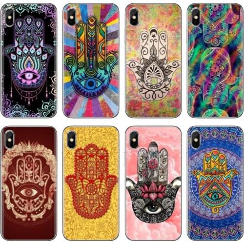 For BQ Aquaris C U2 U V X2 X Lite Pro Plus M E4.5 X5 E5 4G 2017 S 5059 6040L Soft Cover Bag Buddha Hamsa Evil Eye Magic Judaica